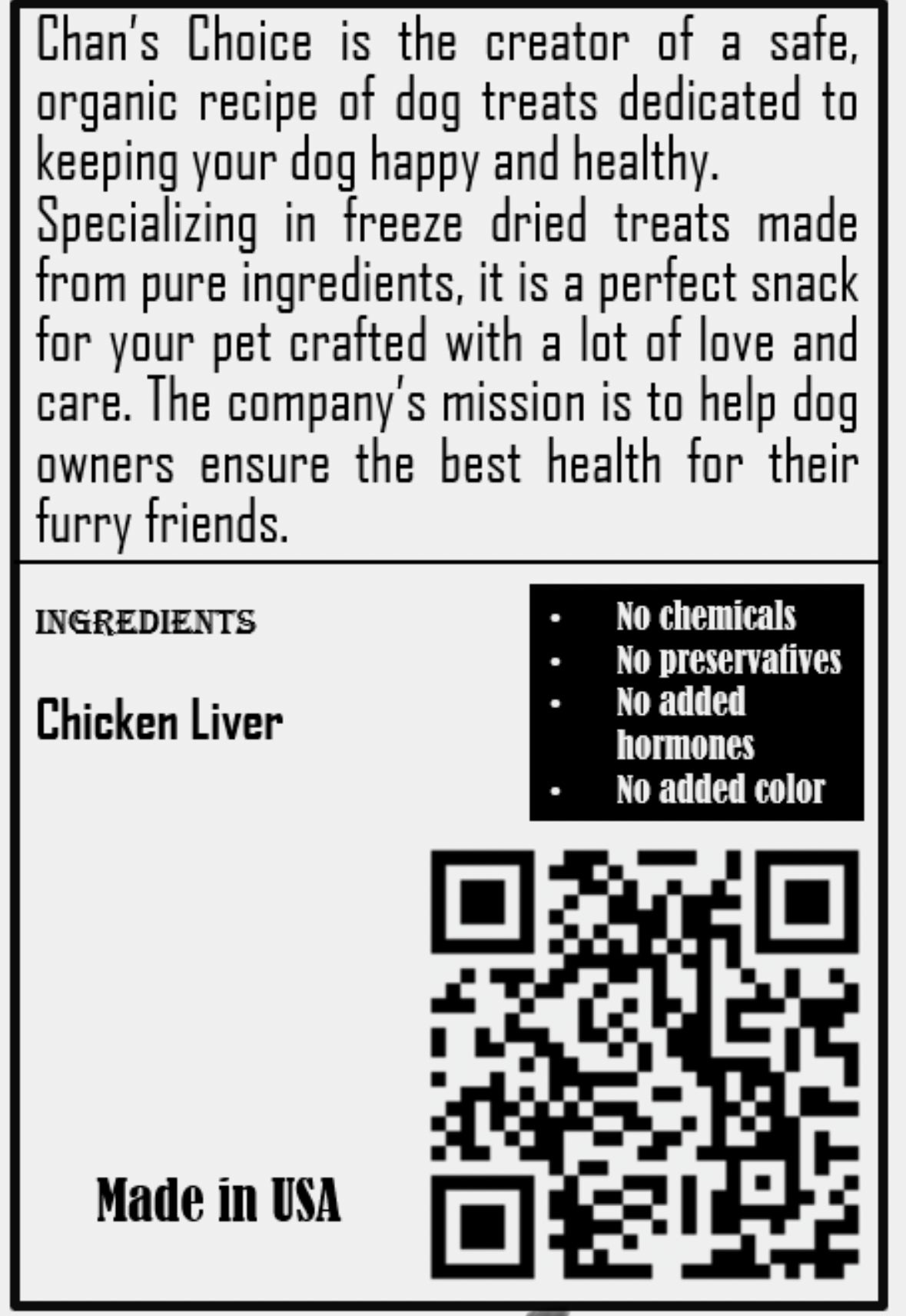 Freeze Dried Chicken Liver | Chan